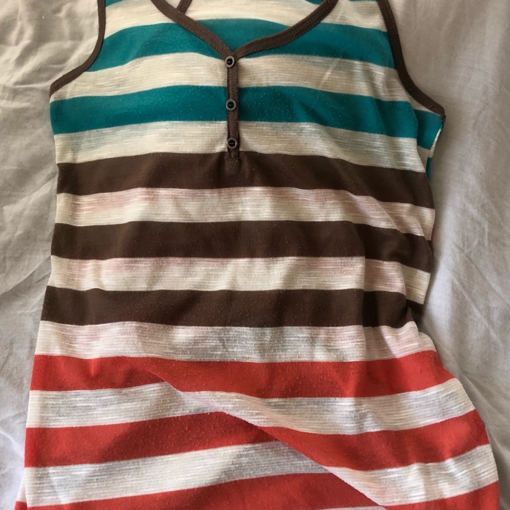 4/20🍄 Medium Striped tank- Colstoy